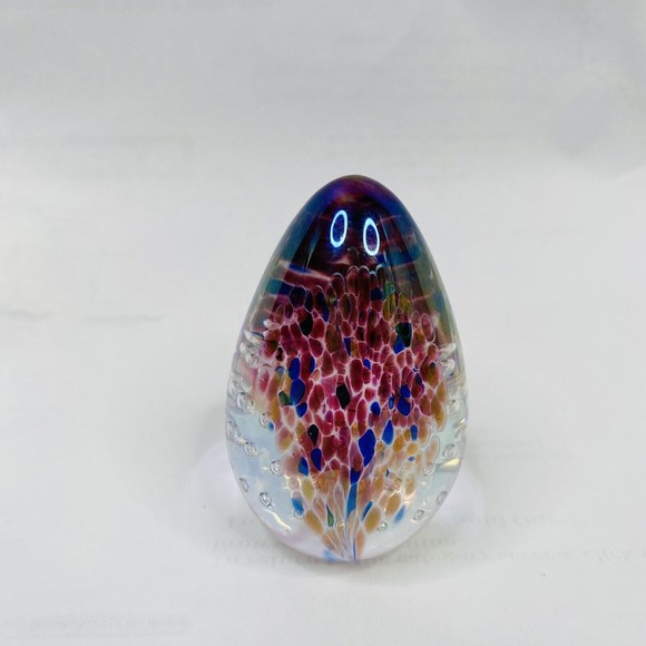 Glass Eye Studio GES 1999 Egg Paperweight - Picture 6 of 10